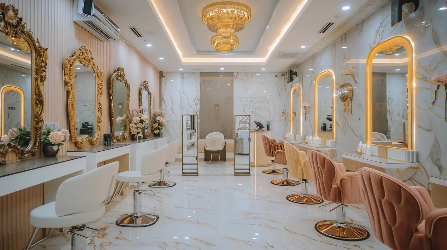 Elegant beauty and slimming clinic lounge at Zain Beauty and Slimming Clinic